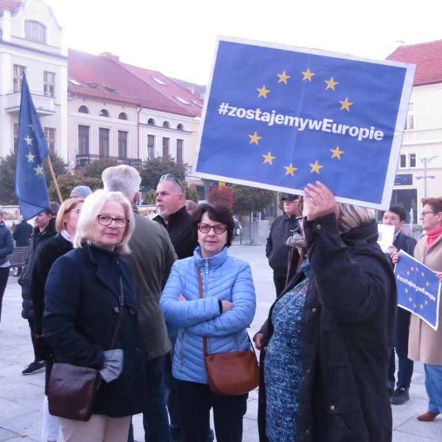 Protest w Brodnicy zorganizowano na Dużym Rynku