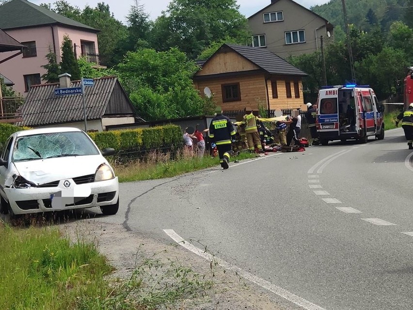 Tragiczny wypadek motocyklistów pod Żywcem. Zginęły dwie...