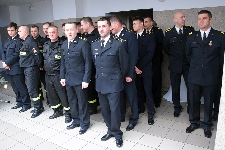 Świąteczne spotkanie u stargardzkich strażaków ZDJĘCIA, WIDEO