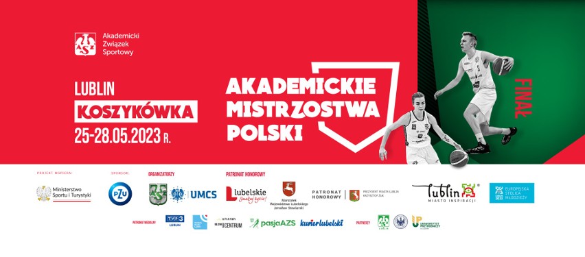 W Lublinie odbędą się Akademickie Mistrzostwa Polski w koszykówce kobiet i mężczyzn 