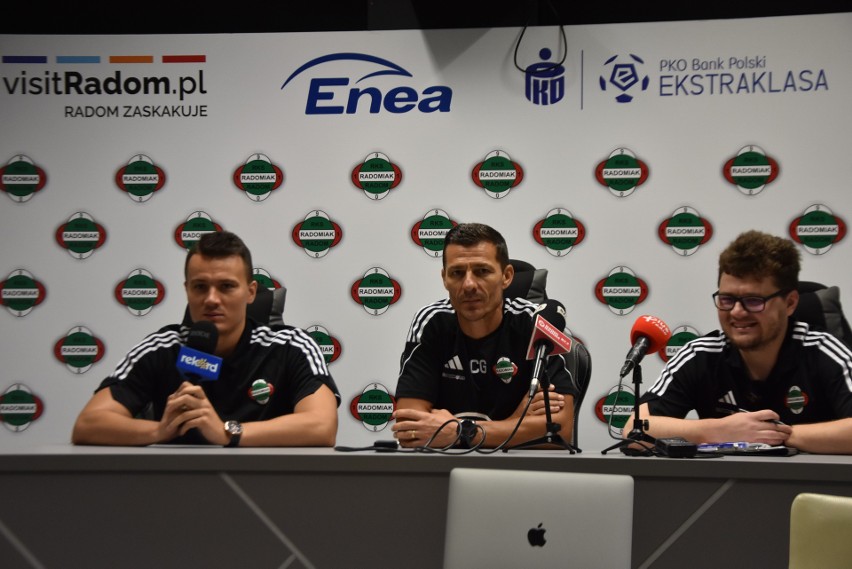 Trener Radomiaka Constantin Galca podczas konferencji prasowej: To bardzo ważny mecz dla nas wszystkich
