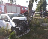 Wypadek w miejscowości Tołcze. Zderzyły się dwa samochody osobowe [ZDJĘCIA]