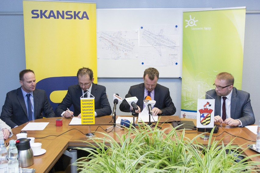 Sosnowiec: Podpisano umowę na budowę ronda na Starym Sosnowcu