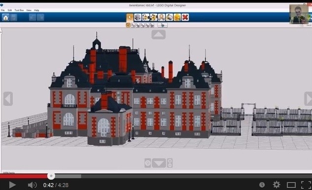 Lego Digital Designer - pałac w Świerklańcu