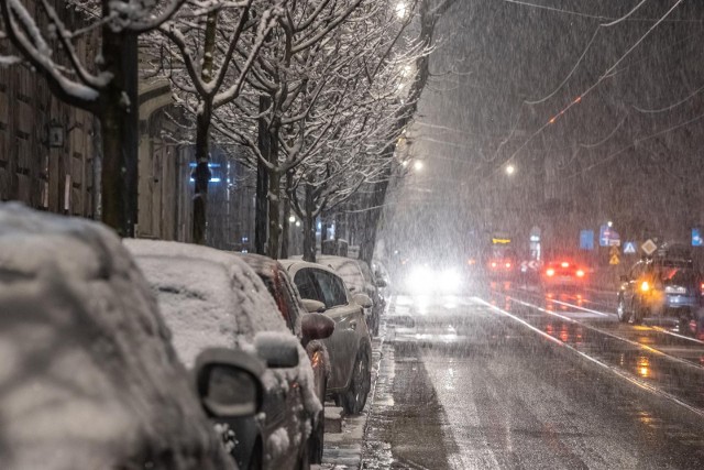 Ubiegłoroczna zima w Krakowie
