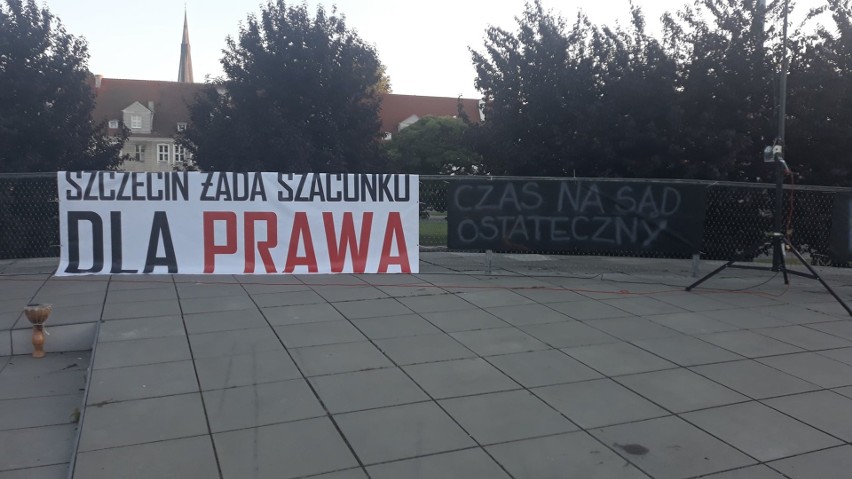 Kolejny protest w obronie sądów. "Szczecin żąda szacunku dla prawa" [zdjęcia]