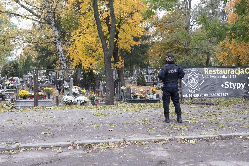 Wszystkich Świętych w Toruniu. Tak wygląda sytuacja na cmentarzach! Mamy zdjęcia. Takiego 1 listopada jeszcze nie było!