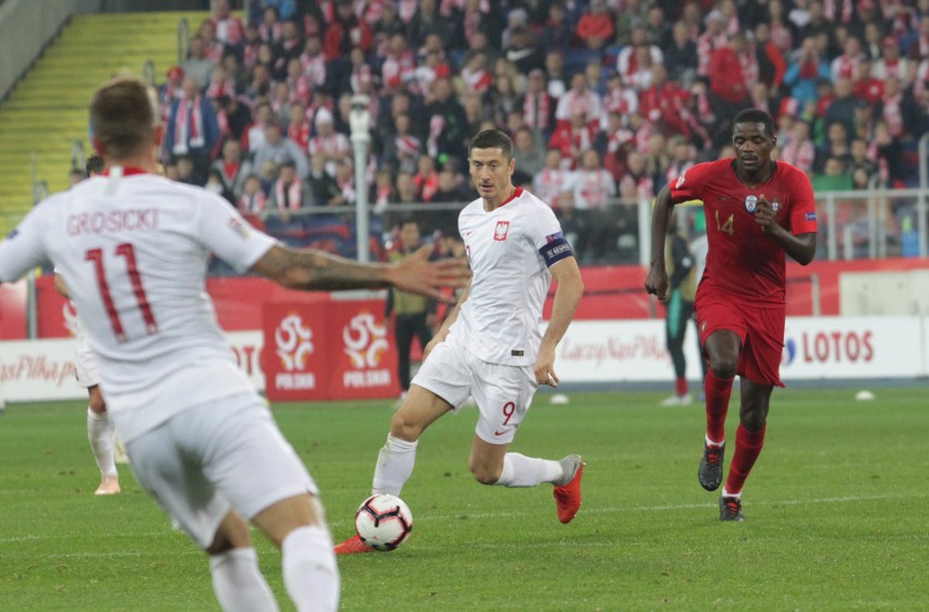 mecz Polska - Portugalia 2:3 na Stadionie Śląskim w...