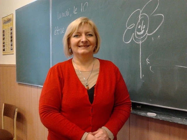Anna Holeniewska-Włodarczyk, nauczycielka geografii w I LO w Słupsku.