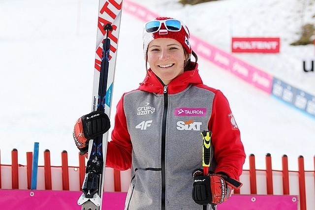 23-letnia narciarka z zakopiańskich Krzeptówek w poprzednim sezonie po raz pierwszy zdobyła punkty Pucharu Świata
