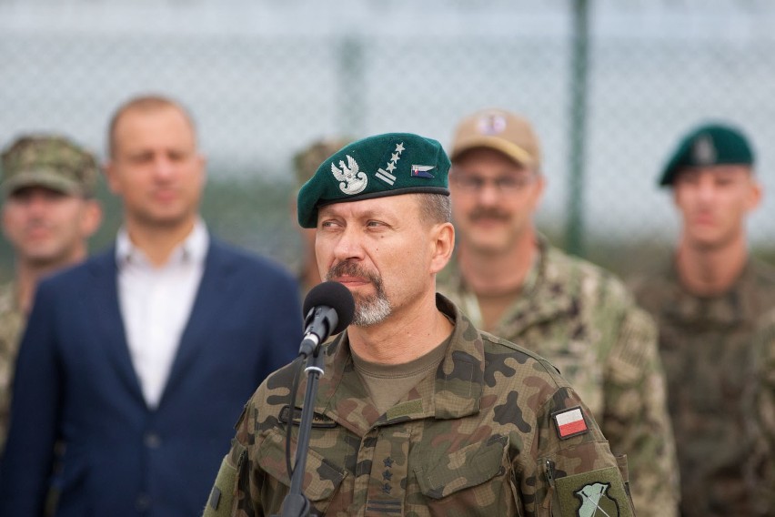 Minister Mariusz Błaszczak z wizytą w Redzikowie.