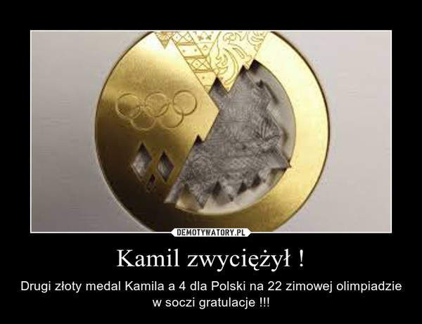 Kamil Stoch zdobył drugi złoty medal igrzysk olimpijskich
