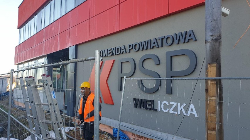 Trwająca od stycznia 2021 roku budowa nowej siedziby PSP...