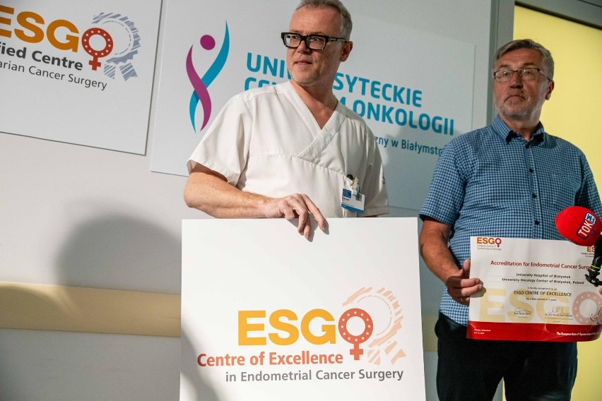 Uniwersyteckie Centrum Onkologii w Białymstoku otrzymało prestiżowy certyfikat Europejskiego Towarzystwa Ginekologii Onkologicznej