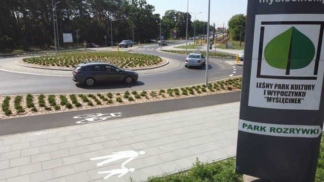 Rondo u zbiegu ulic Gdańskiej i Rekreacyjnej w Bydgoszczy zostało oddane do użytku w ubiegłym roku.