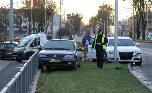 Wypadek na Przyjaźni. Wrocław, 12.12.2016