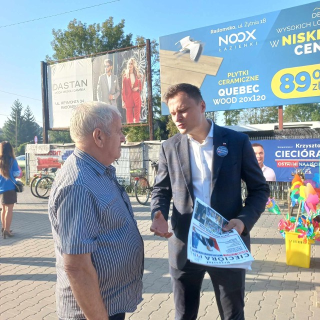Krzysztof Ciecióra, kandydat PiS do sejmu rozpoczął kampanię wyborczą