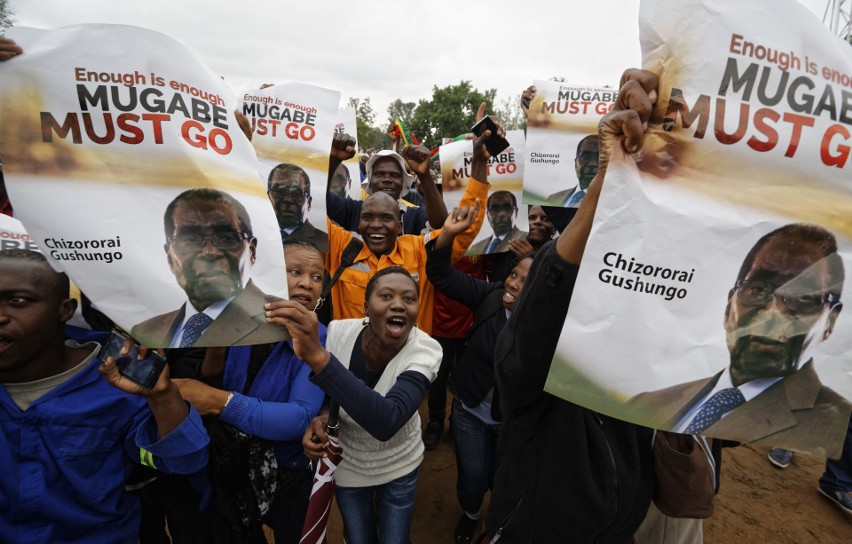Protesty przeciwko Robertowi Mugabe w Harare