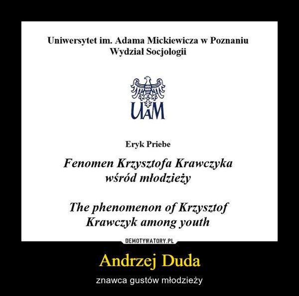 Internet komentuje wpis Andrzeja Dudy. Krzysztofa Krawczyka...