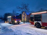 Ogień w drewnianym domu w Zagajach Dębiańskich. Rodzina uciekła w ostatniej chwili