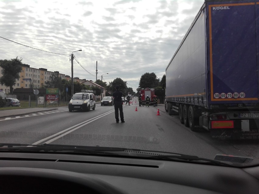 Wypadek w Libiążu na nr 933 [ZDJĘCIA]