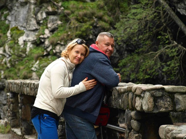 Katarzyna Nikodem z mężem Andrzejem. Więcej na kolejnych zdjęciach