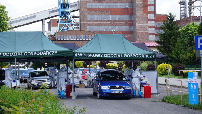 Trwają badania przesiewowe górników z kopalni Ziemowit w...