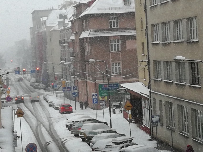 Atak zimy Katowice