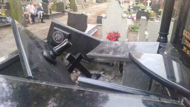 Ten zniszczony pomnik na cmentarzu starofarnym kosztował...