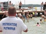 Szkółka pływania dla dzieci na plaży miejskiej w Grudziądzu