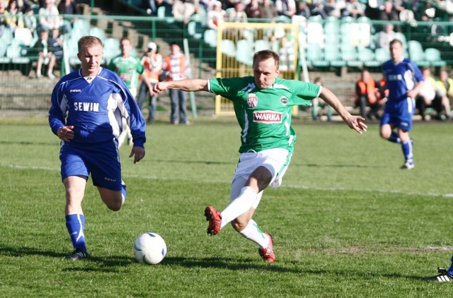 Cezary Czpak, strzelec pierwszego gola dla Radomiaka.