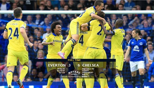 Everton - Chelsea Londyn 3:6