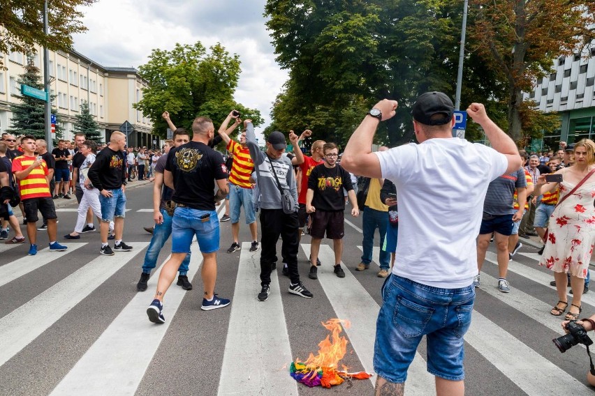 Podczas Marszu Równości w Białymstoku doszło do licznych...