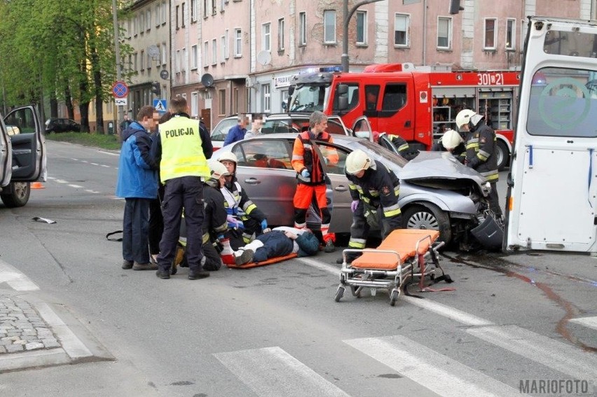 Dziś po południu na skrzyżowaniu ulic 1 Maja i Plebiscytowej...