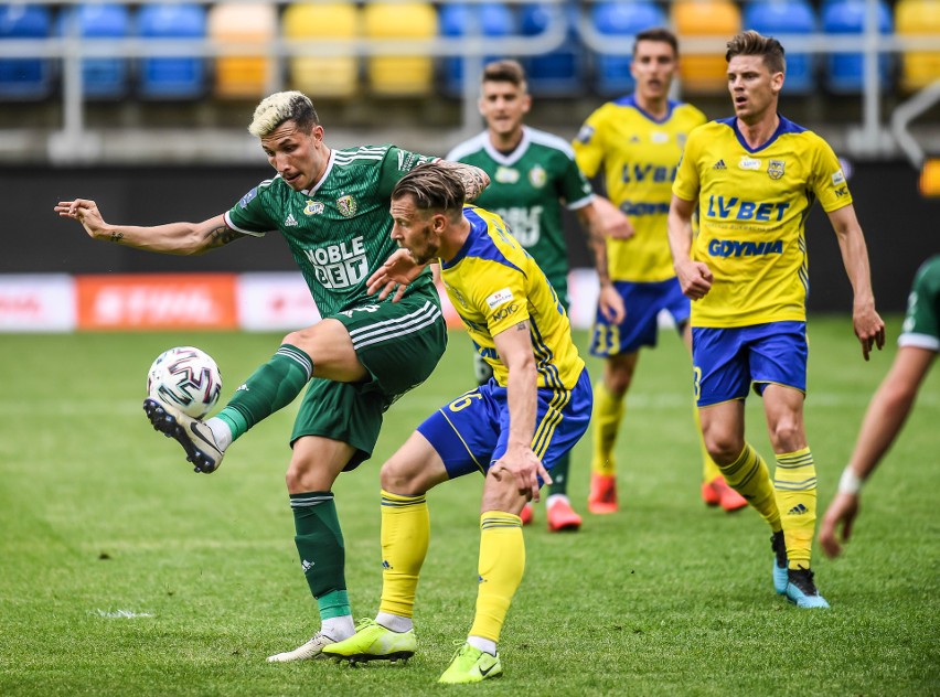 Arka Gdynia - Śląsk Wrocław 2:1 (0:1). Koszmar Śląska w Gdyni! Ósemka wciąż niepewna (Wynik, relacja, skrót, bramki)