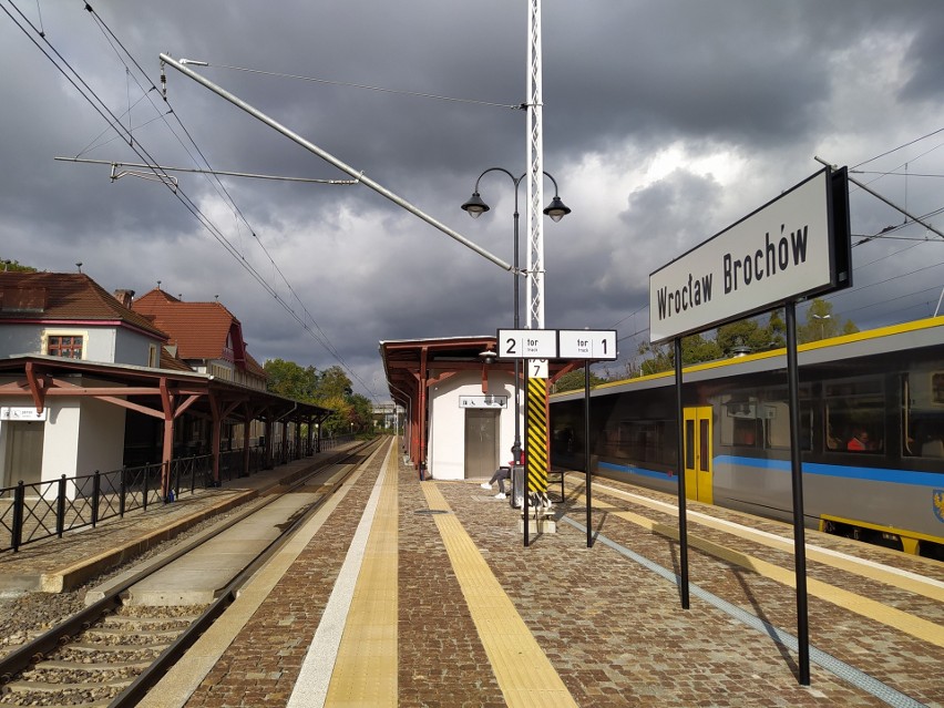 Wyremontowana stacja Wrocław Brochów
