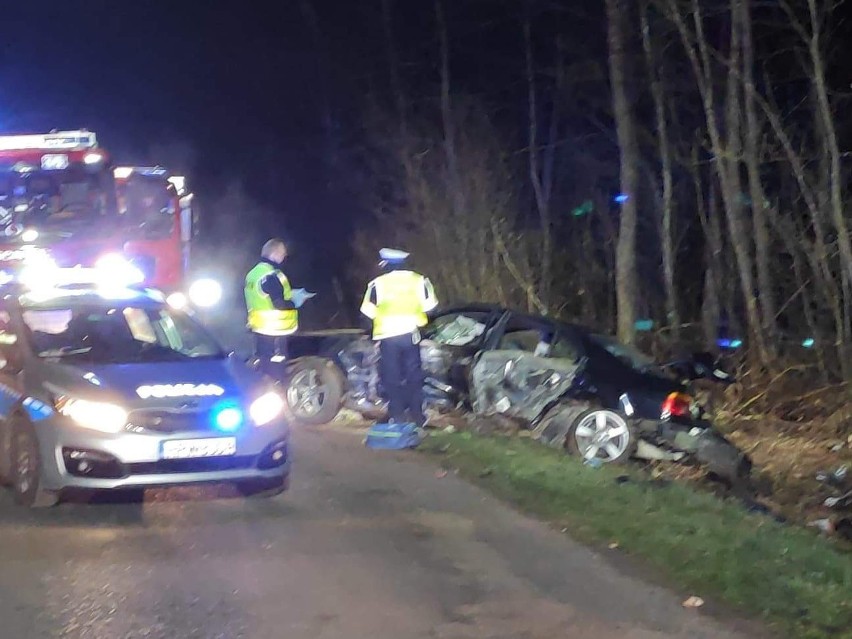 Wypadek w Białogórzynie. Jedna osoba trafiła do szpitala