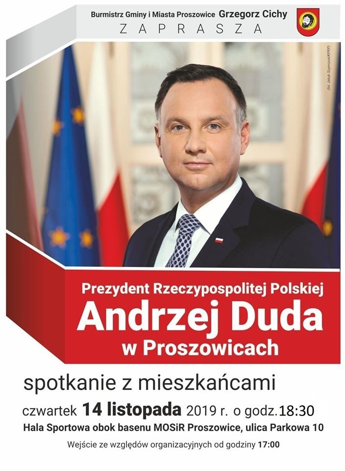 Proszowice. W czwartek przyjedzie prezydent Andrzej Duda