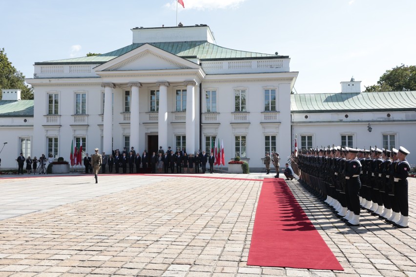 Spotkanie prezydentów Polski i Portugalii w Warszawie