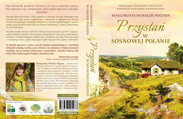 Książka Małgorzaty Winkler-Pogody "Przystań w Sosnowej Polanie".