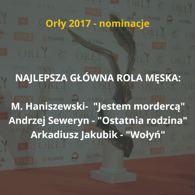 Znamy już nominacje do tegorocznych Orłów, czyli nagród Polskiej Akademii Filmowej. Film rekordzista otrzymał aż 14 nominacji w różnych kategoriach! Zobacz!Przejdź do kolejnego slajdu --->