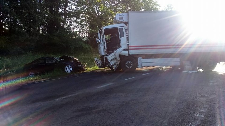 Wypadek koło Wałcza. Utrudnienia w ruchu drogowym