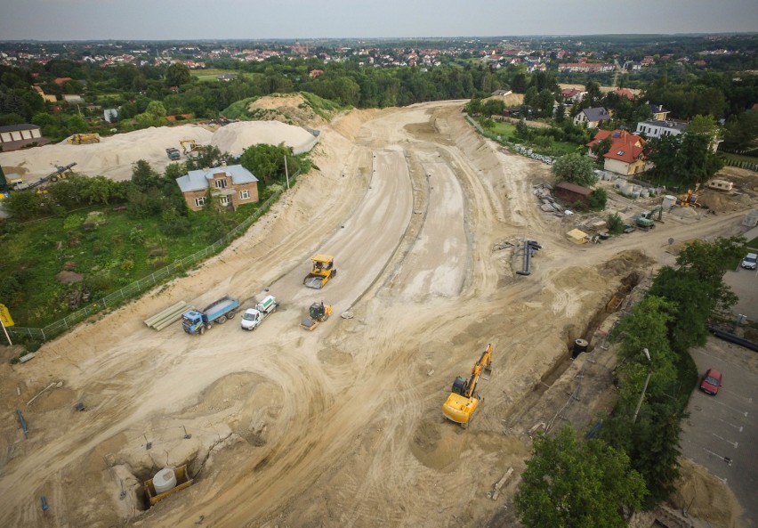 Przedłużenie Bohaterów Monte Cassino w Lublinie. Z wizytą na wielkim placu budowy (ZDJĘCIA Z DRONA) 