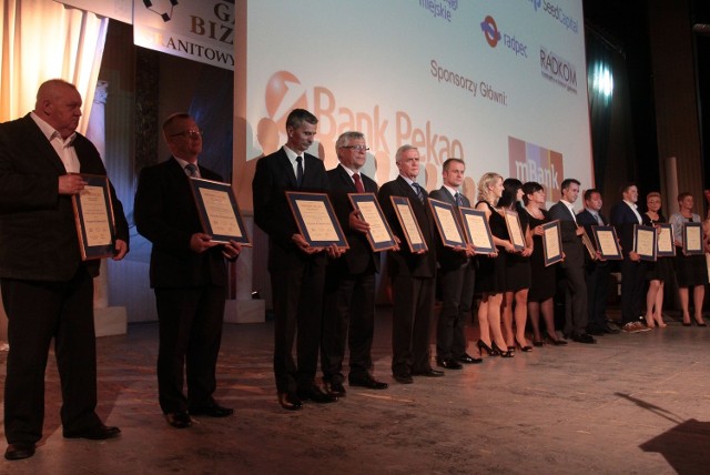 Nominowani do głównych nagród w dorocznym konkursie radomskiego samorządu gospodarczego.
