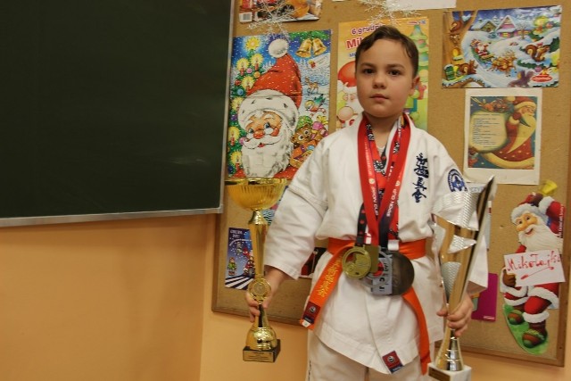 Szymon Libich został srebrnym medalistom na Międzynarodowym Turnieju Karate w Wilnie.