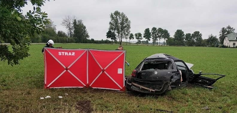 Turowo. Śmiertelny wypadek w Turowie na trasie Przasnysz - Ciechanów. Młoda kobieta poniosła śmierć na miejscu