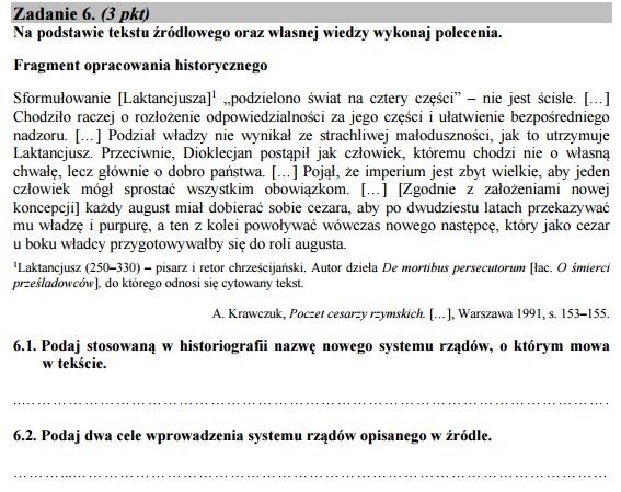 Stara matura 2016: HISTORIA podstawa [ODPOWIEDZI, ARKUSZ CKE]