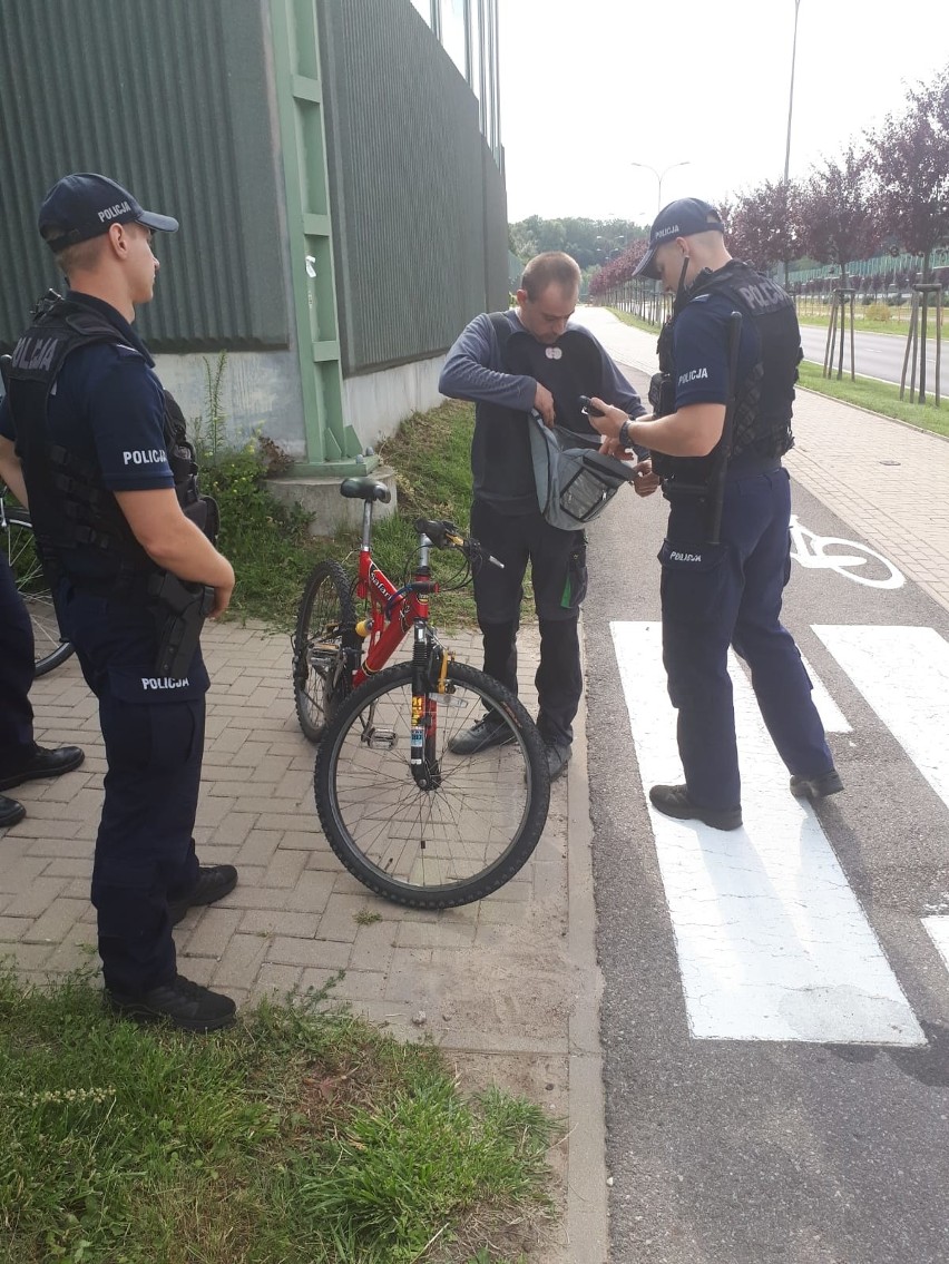 Białystok. Policyjna akcja "Tandem". Funkcjonariusze kontrolowali rowerzystów [ZDJĘCIA]