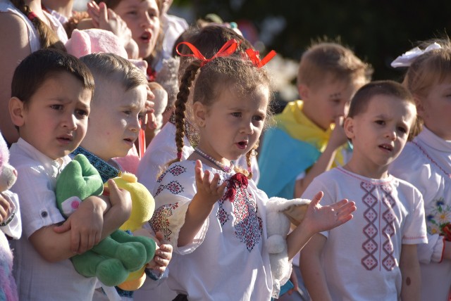 Na koncercie na Starym Rynku śpiewały dzieci, które żyją w Gorzowie i w Długim.