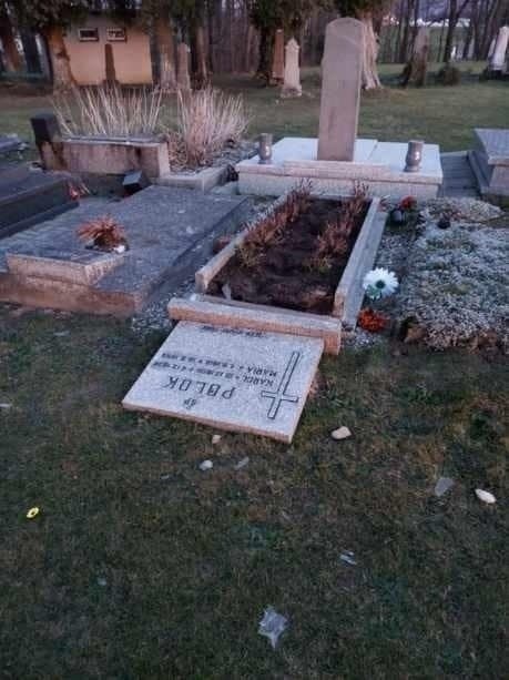 Zniszczenie grobów na cmentarzu luterańskim: 22- latek sam zgłosił się na policję